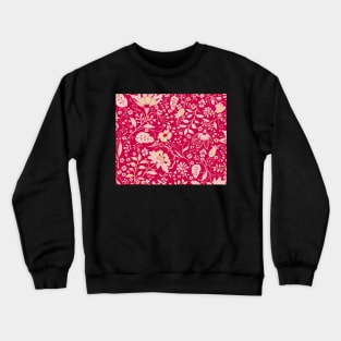 flowers pattern Crewneck Sweatshirt